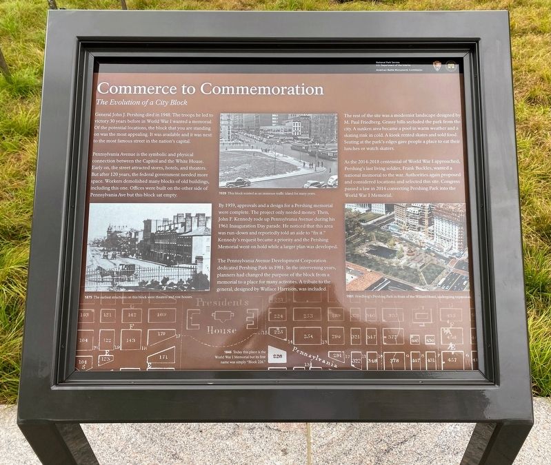 Commerce to Commemoration Marker image. Click for full size.