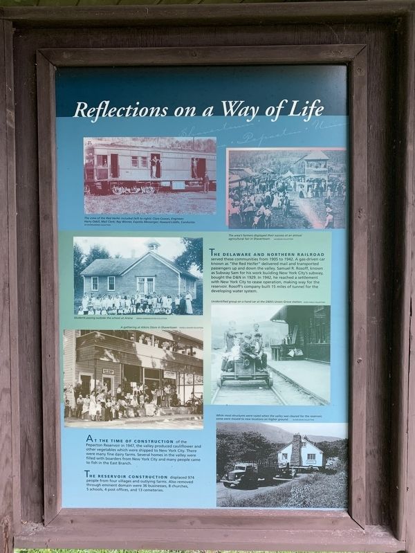 Reflections on a Way of Life Marker image. Click for full size.