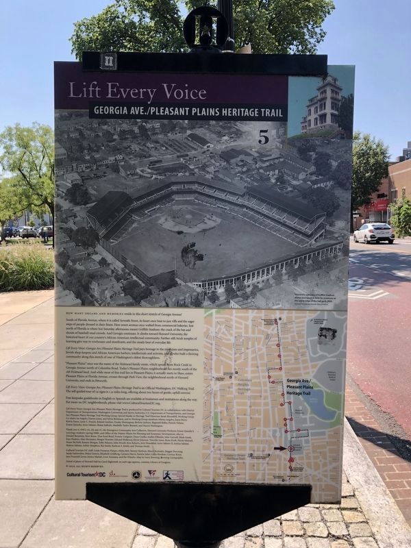 Griffith Stadium Marker image, Touch for more information