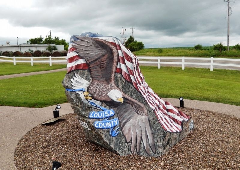 Grandview Freedom Rock Veterans Memorial<br>(<i>west side</i>) image, Touch for more information