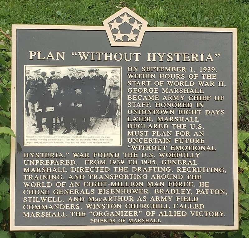 Plan "Without Hysteria" Marker image. Click for full size.