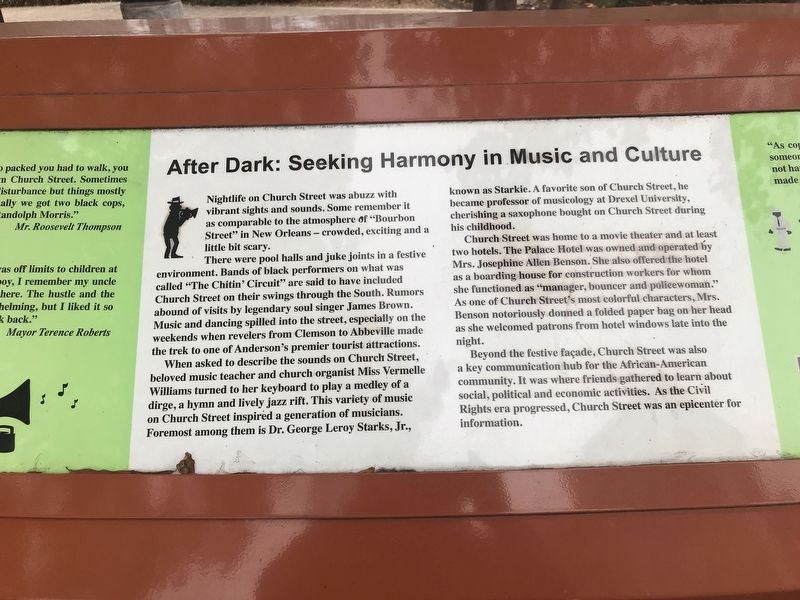 After Dark: Seeking Harmony in Music and Culture Marker detail image. Click for full size.