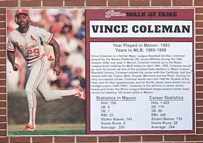 Vince Coleman (baseball) - Wikipedia