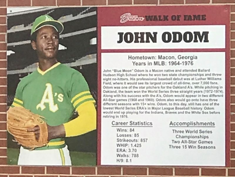 john 'blue moon' odom  Baseball no-hitters at