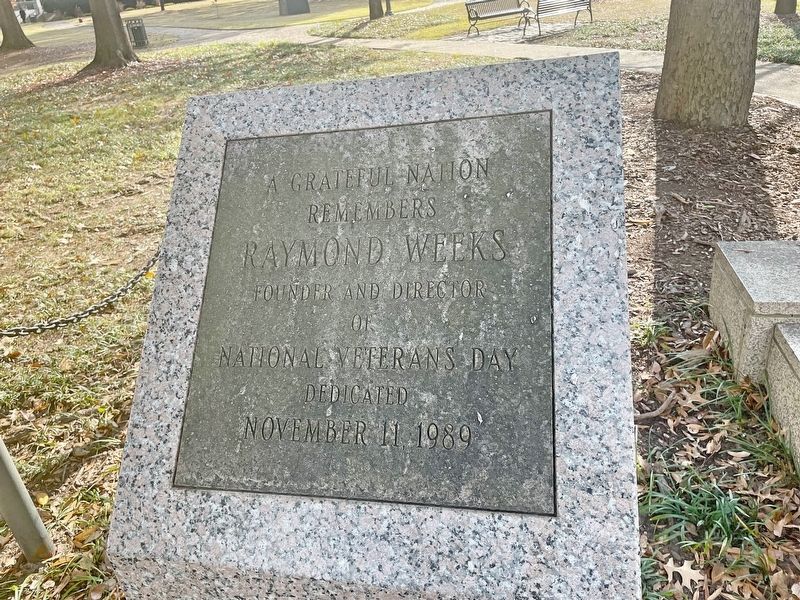 Raymond Weeks Marker image. Click for full size.