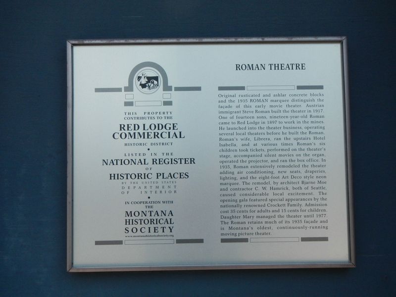 Roman Theatre Marker. Click for full size. Roman Theatre Marker image. Click for full size.