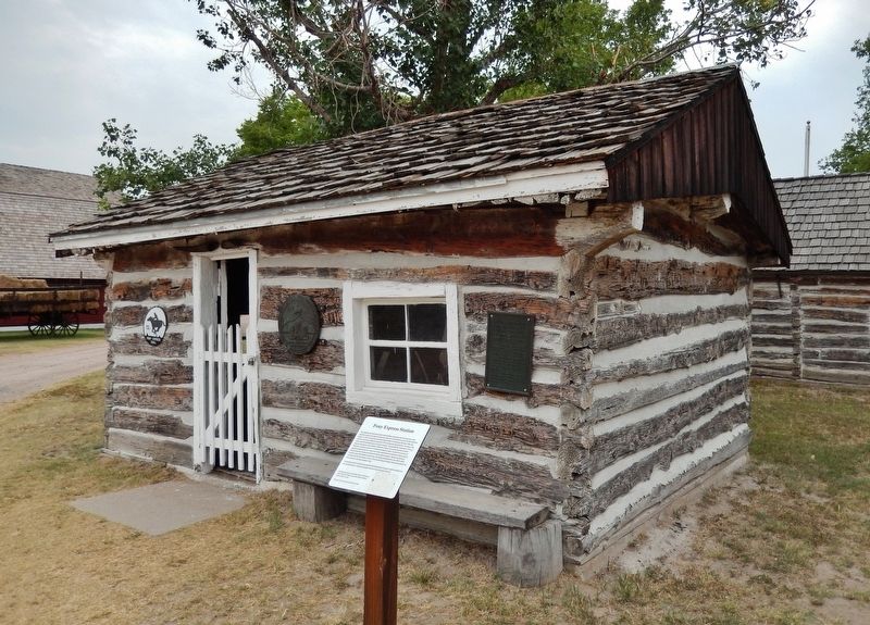 Pony Express Station Historical Marker