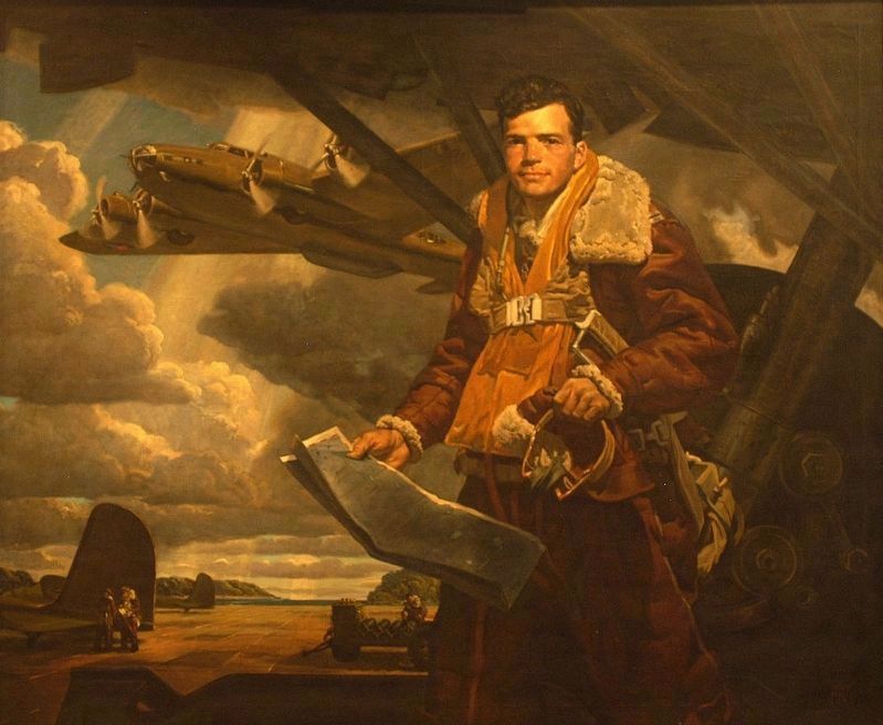 Captain Colin Kelly, Jr. by Deane Keller hangs in the National Museum of the US Air Force image, Touch for more information