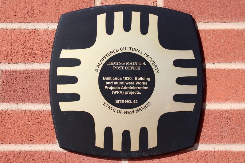 Deming Main U.S. Post Office Marker. Click for full size. Deming Main U.S. Post Office Marker image. Click for full size.