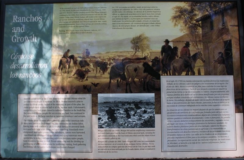 Ranchos and Growth Marker. Click for full size. Ranchos and Growth Marker image. Click for full size.