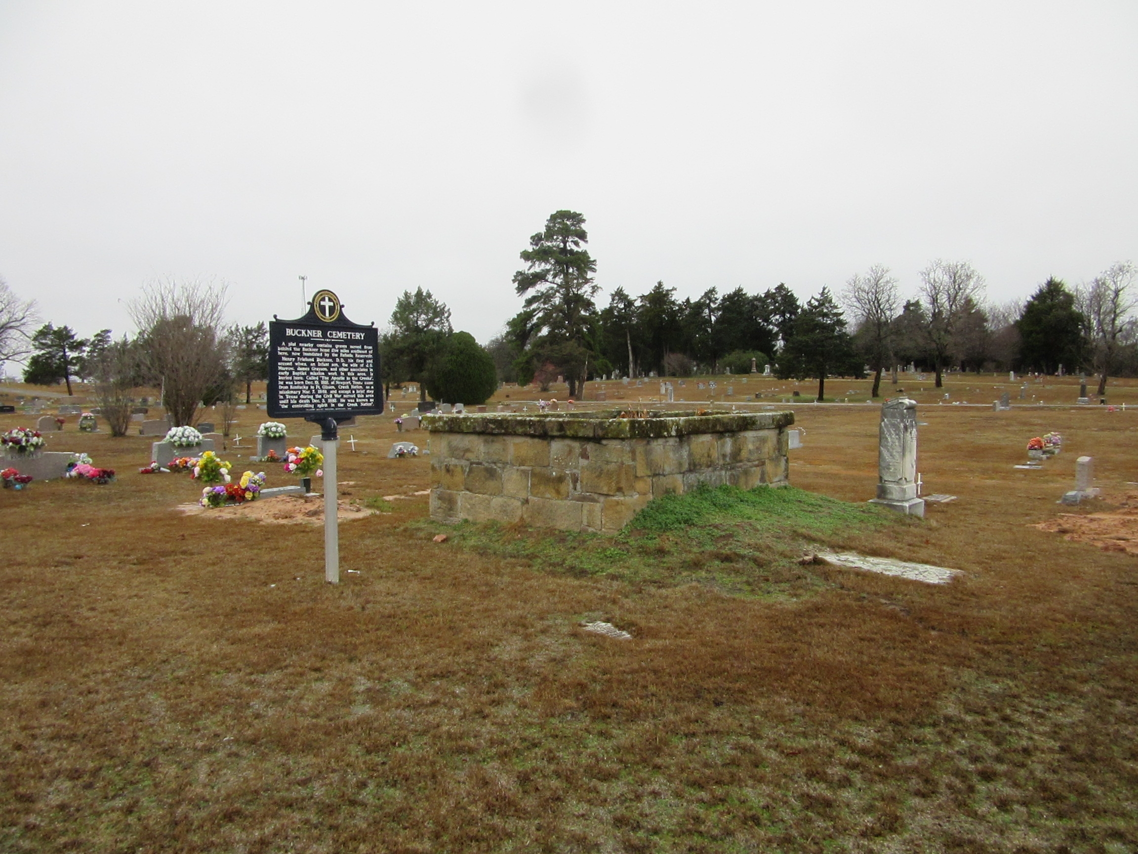 Photo Buckner Cemetery and Marker
