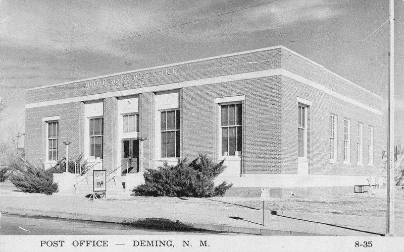 Deming Main U.S. Post Office. Click for full size. Deming Main U.S. Post Office image. Click for full size.