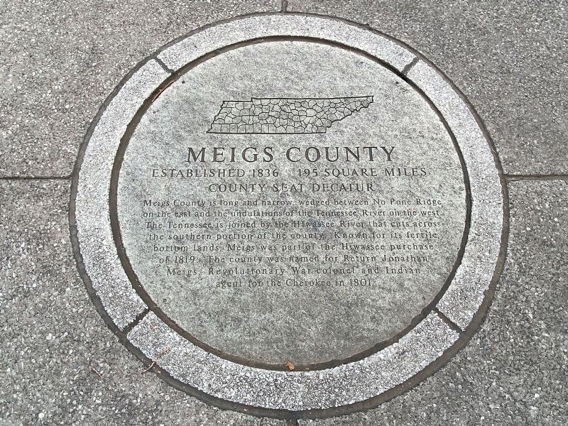 Meigs County Marker image. Click for full size.