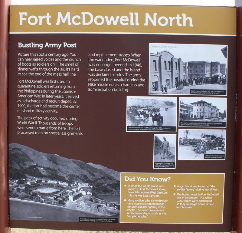 Fort McDowell North Marker image. Click for full size.