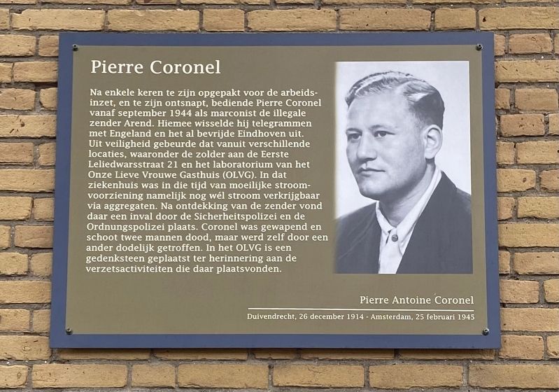Pierre Coronel Marker image. Click for full size.
