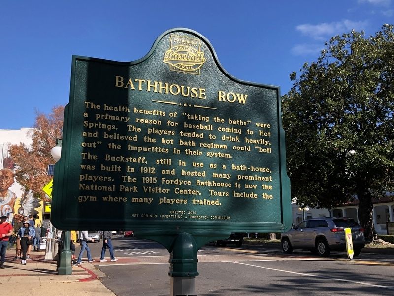 Bathhouse Row Marker image. Click for full size.