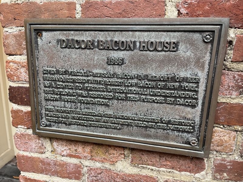 DACOR Bacon House - DACOR