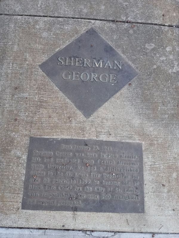 Sherman George Marker image. Click for full size.