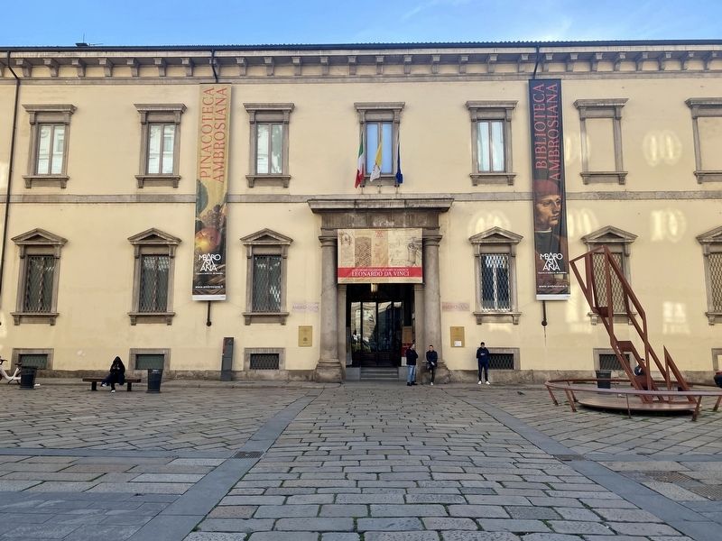 Palazzo dellAmbrosiana and Marker image. Click for full size.