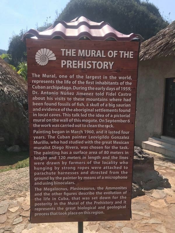 The Mural of the Prehistory Marker image. Click for full size.