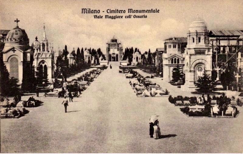 Cimitero Monumentale - Viale Maggiore coll Ossario image. Click for full size.