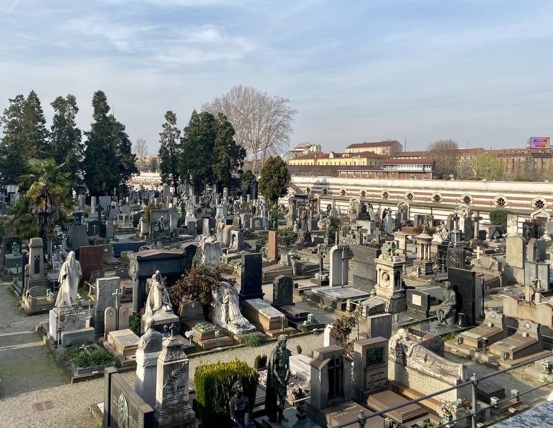 Cimitero Monumentale / Monumental Cemetery - eastern area image. Click for full size.