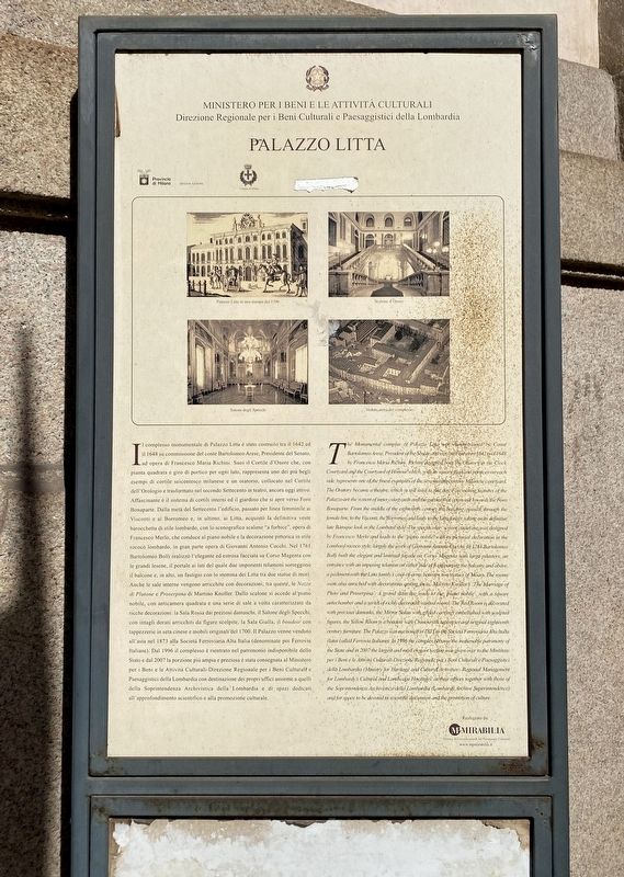Palazzo Litta Marker image. Click for full size.