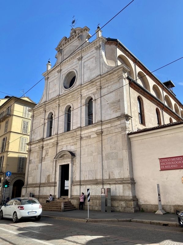 San Maurizio al Monastero Maggiore and Marker image. Click for full size.