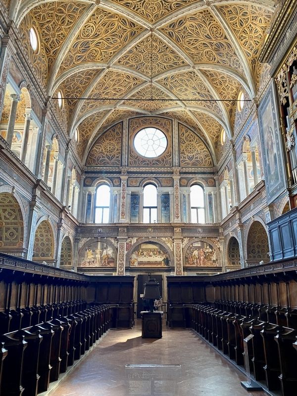 San Maurizio - choir image. Click for full size.