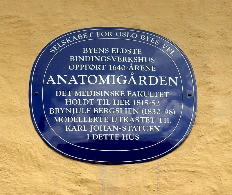 Anatomigrden / Anatomy Building Marker image. Click for full size.