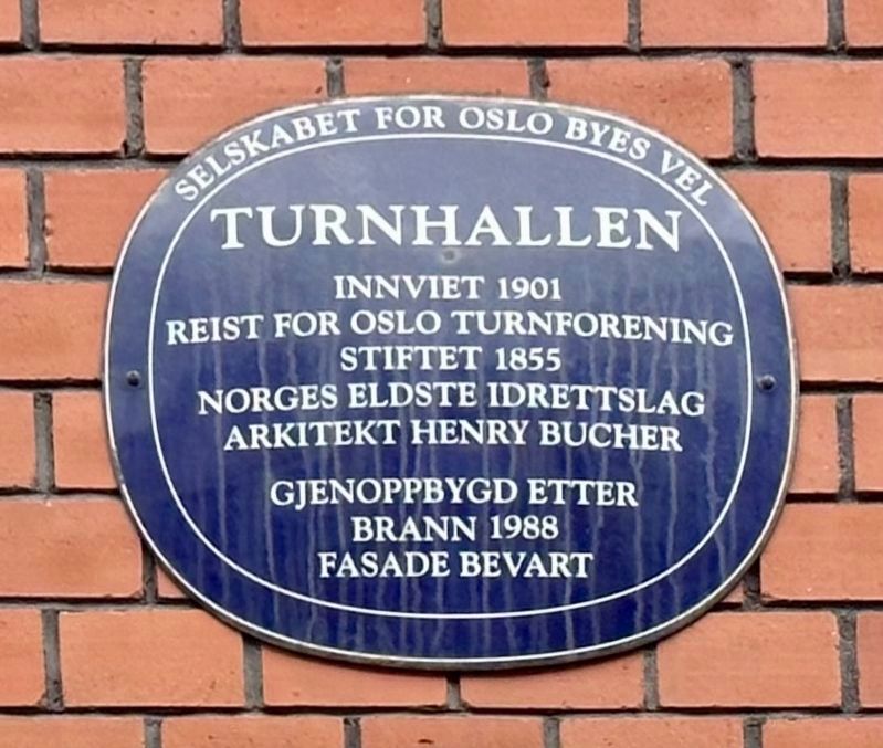 Turnhallen / The Gymnasium Marker image. Click for full size.