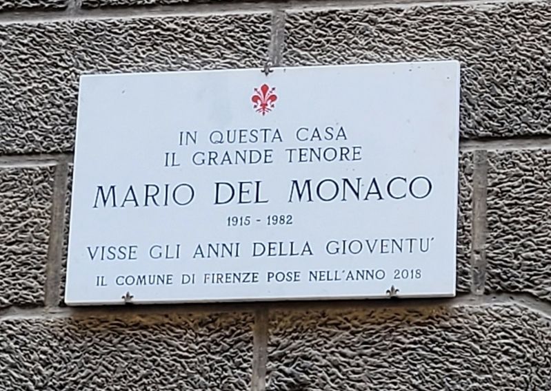 Mario Del Monaco Marker image. Click for full size.