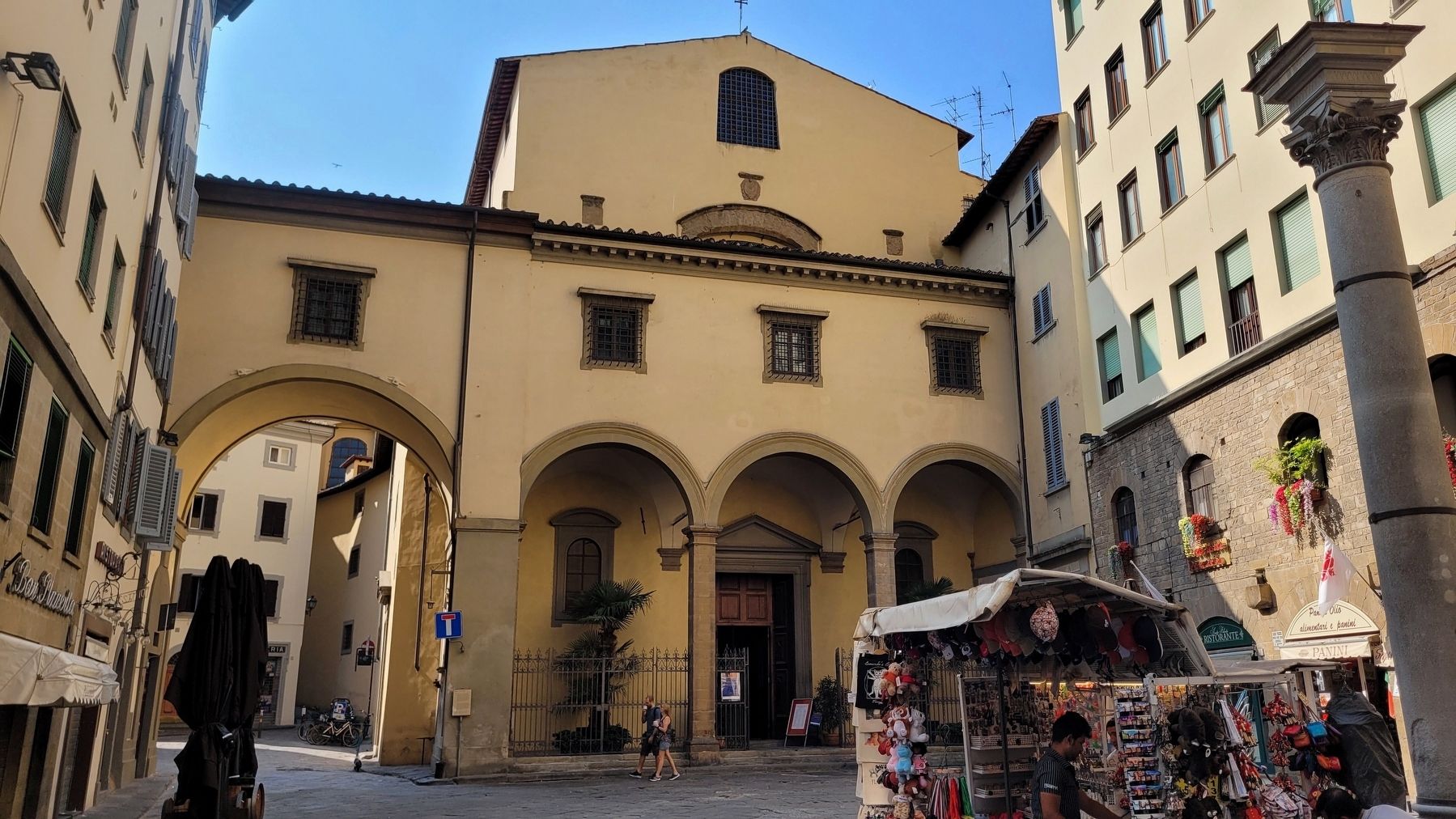 The view of the Church of Saint Felicita and Marker from the street image. Click for full size.