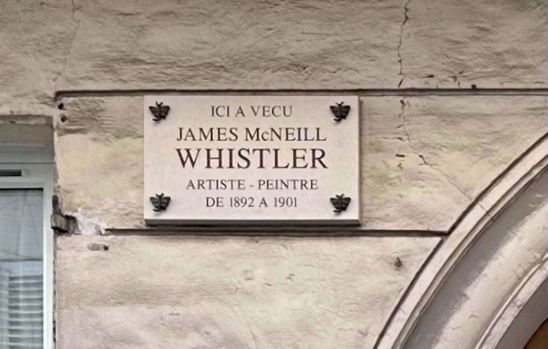 James McNeill Whistler Marker image. Click for full size.