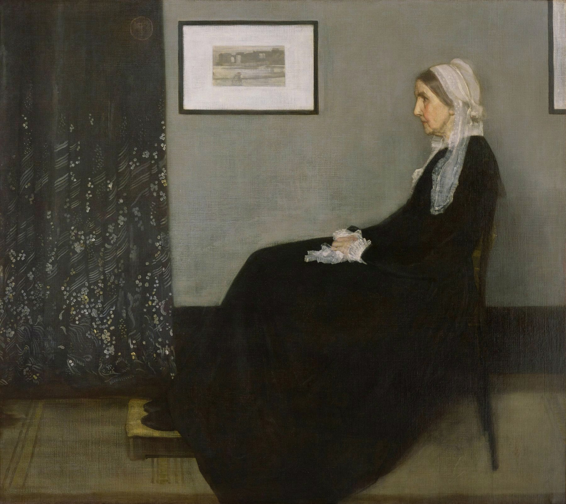 Arrangement in Grey and Black No. 1 (also known as Whistlers Mother) image. Click for full size.