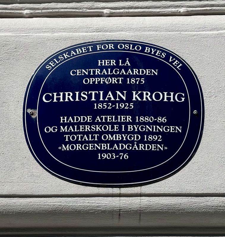 Christian Krohg Marker image. Click for full size.