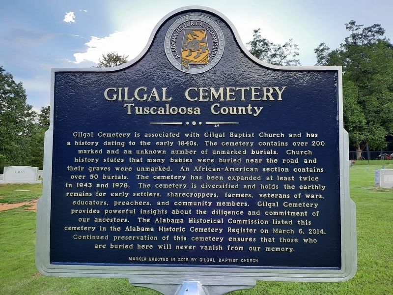 Gilgal Cemetery Marker image, Touch for more information