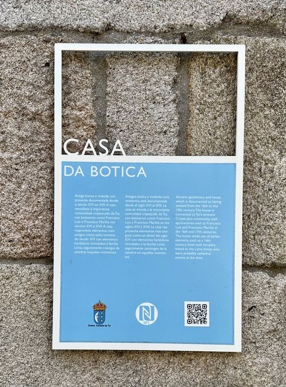 Casa da Botica Marker image. Click for full size.