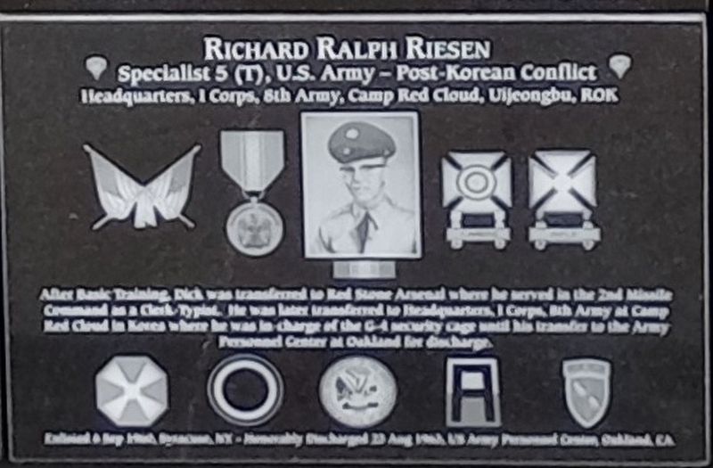 Richard Ralph Riesen Marker image. Click for full size.