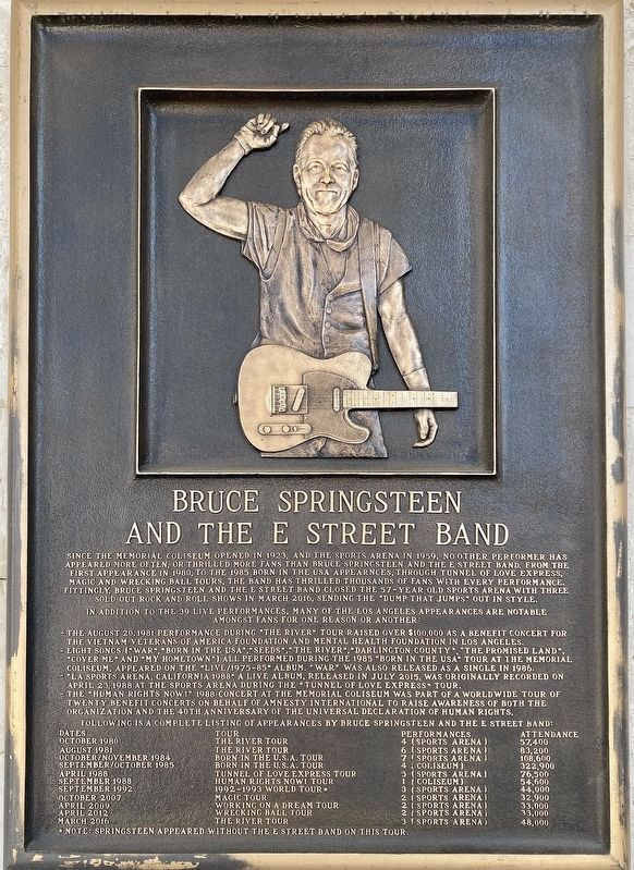 Bruce Springsteen Marker image. Click for full size.