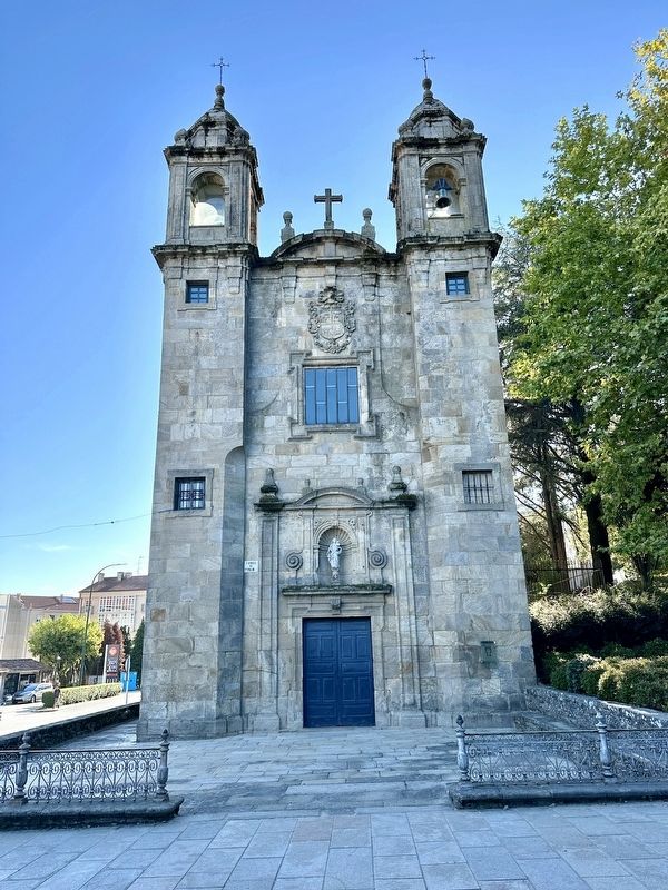 Igrexa do Pilar / Church of the Pillar and Marker image. Click for full size.