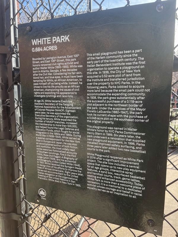 White Park Marker image. Click for full size.