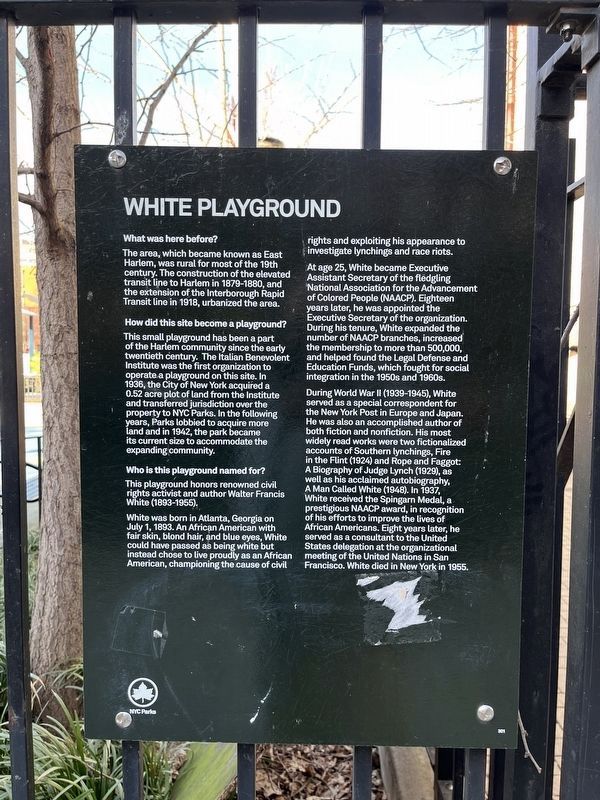 White Playground Marker image. Click for full size.