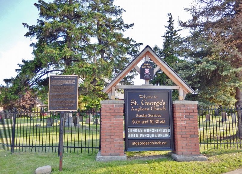 St. George's Anglican Church & Cemetery Marker image, Touch for more information