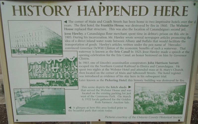 History Happened Here Marker image. Click for full size.