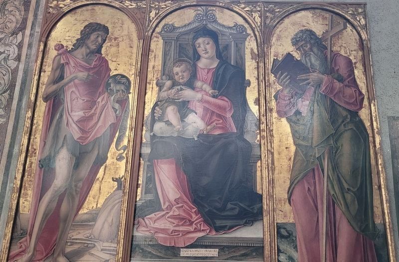 Artwork of Bartolomeo Vivarini inside the church image. Click for full size.