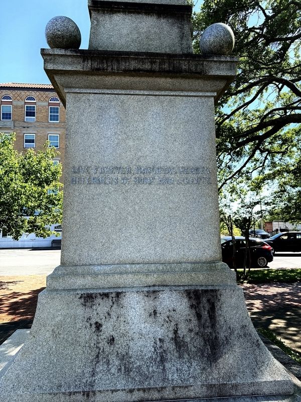 Confederate Heroes Monument (Left Side) image. Click for full size.