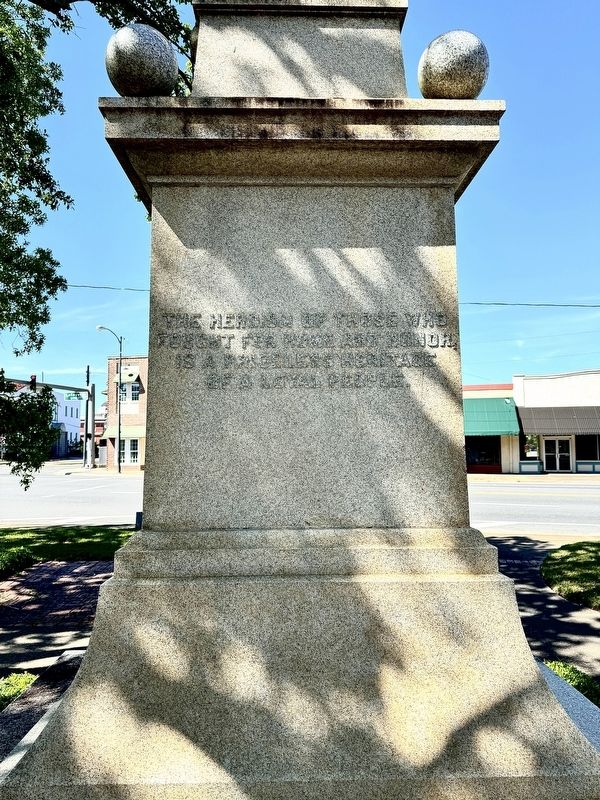 Confederate Heroes Monument (Right Side) image. Click for full size.