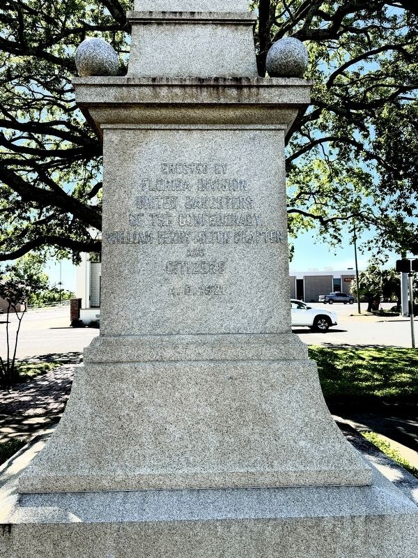 Confederate Heroes Monument (Reverse Side) image. Click for full size.