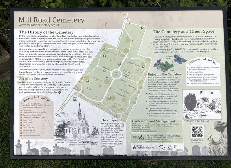 Mill Road Cemetery Marker image. Click for full size.